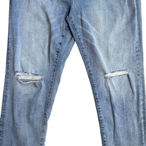 Stitch Star Plus Size 18 Distressed High Rise Skinny Jeans EUC Cotton Blend - Picture 3 of 13